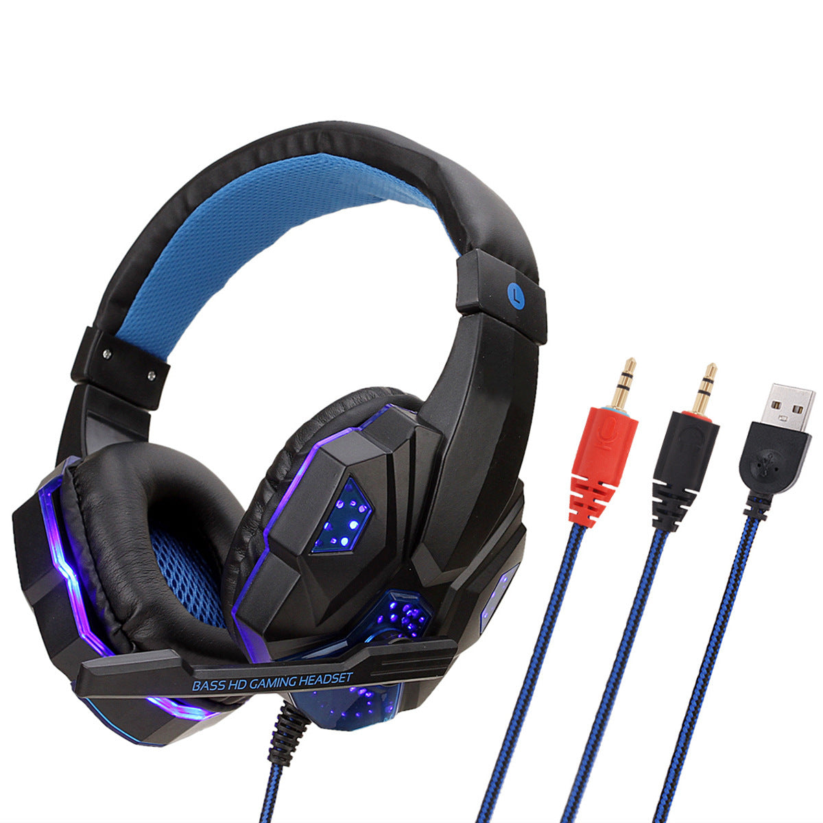 Casque Gaming Filaire Lumineux – Son Stéréo & 7.1 – Micro Intégré