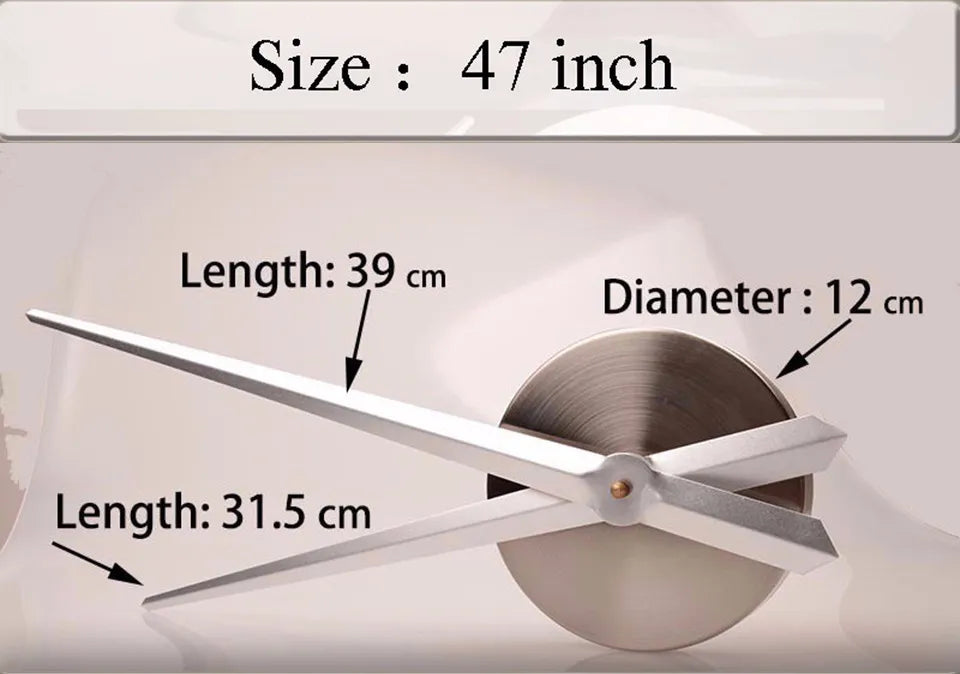 Horloge 3D en miroir acrylique