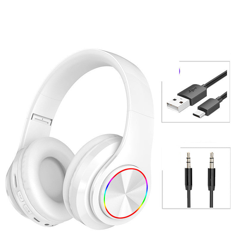 Casque Gaming Bluetooth Sans Fil avec LED