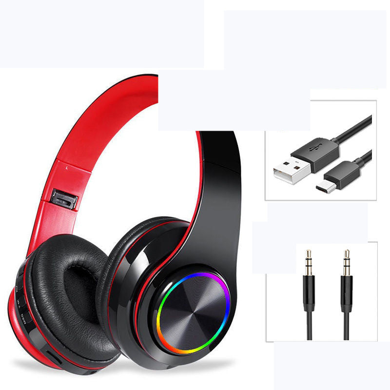 Casque Gaming Bluetooth Sans Fil avec LED