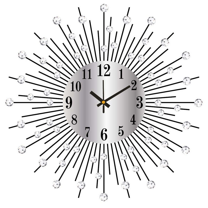 Wrought Iron Personality Clock Wall Clock