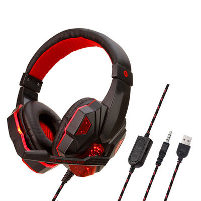 Casque Gaming Filaire Lumineux – Son Stéréo &amp; 7.1 – Micro Intégré