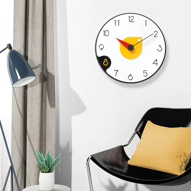 Horloge murale 3D au design gravé au laser