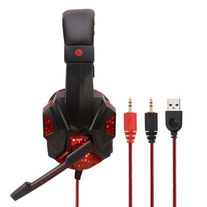 Casque Gaming Filaire Lumineux – Son Stéréo &amp; 7.1 – Micro Intégré