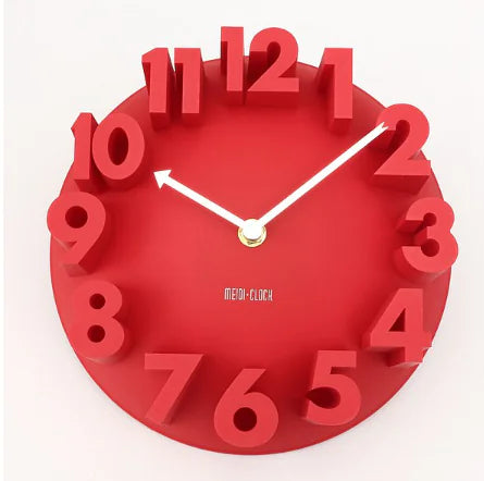 Horloge murale 3D minimaliste et stylée