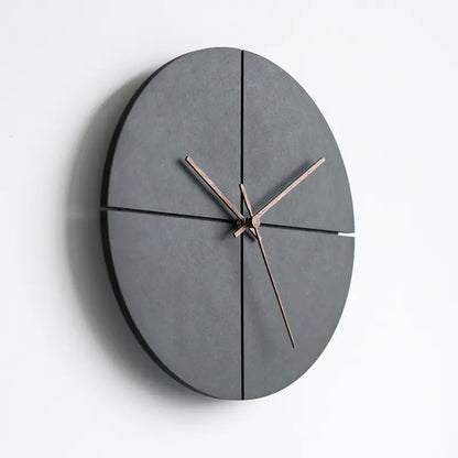 Horloge murale minimaliste au design moderne et silencieux