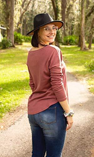 Chic Colorblock Fedora Hat (Noir / Café)