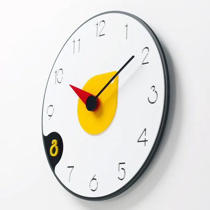 Horloge murale 3D au design gravé au laser