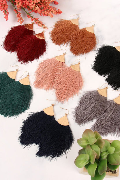 Boucles d’oreilles à pampilles