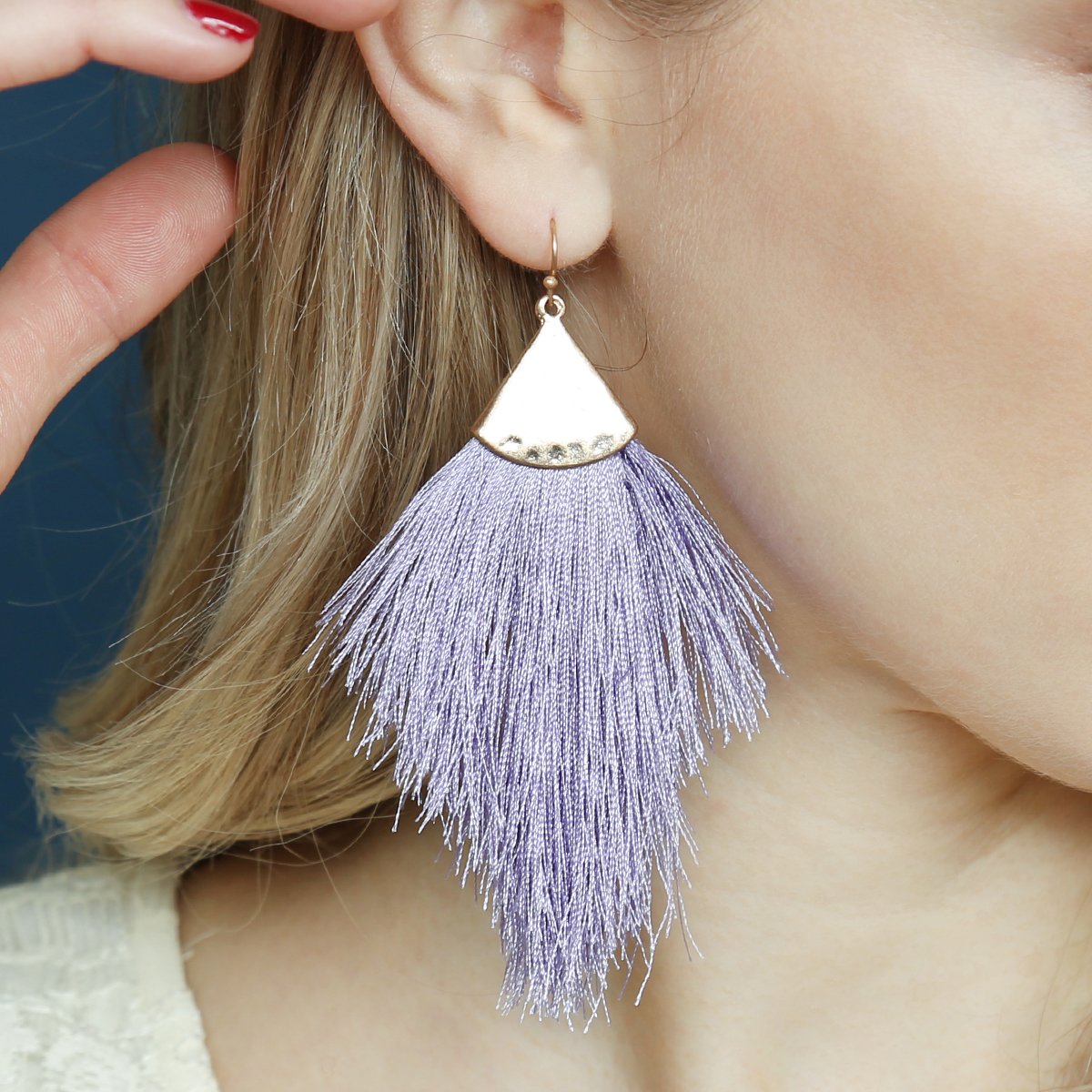 Boucles d’oreilles à pampilles