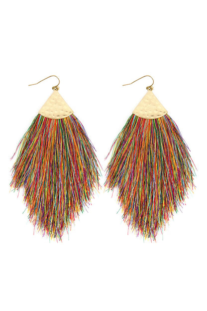 Boucles d’oreilles à pampilles