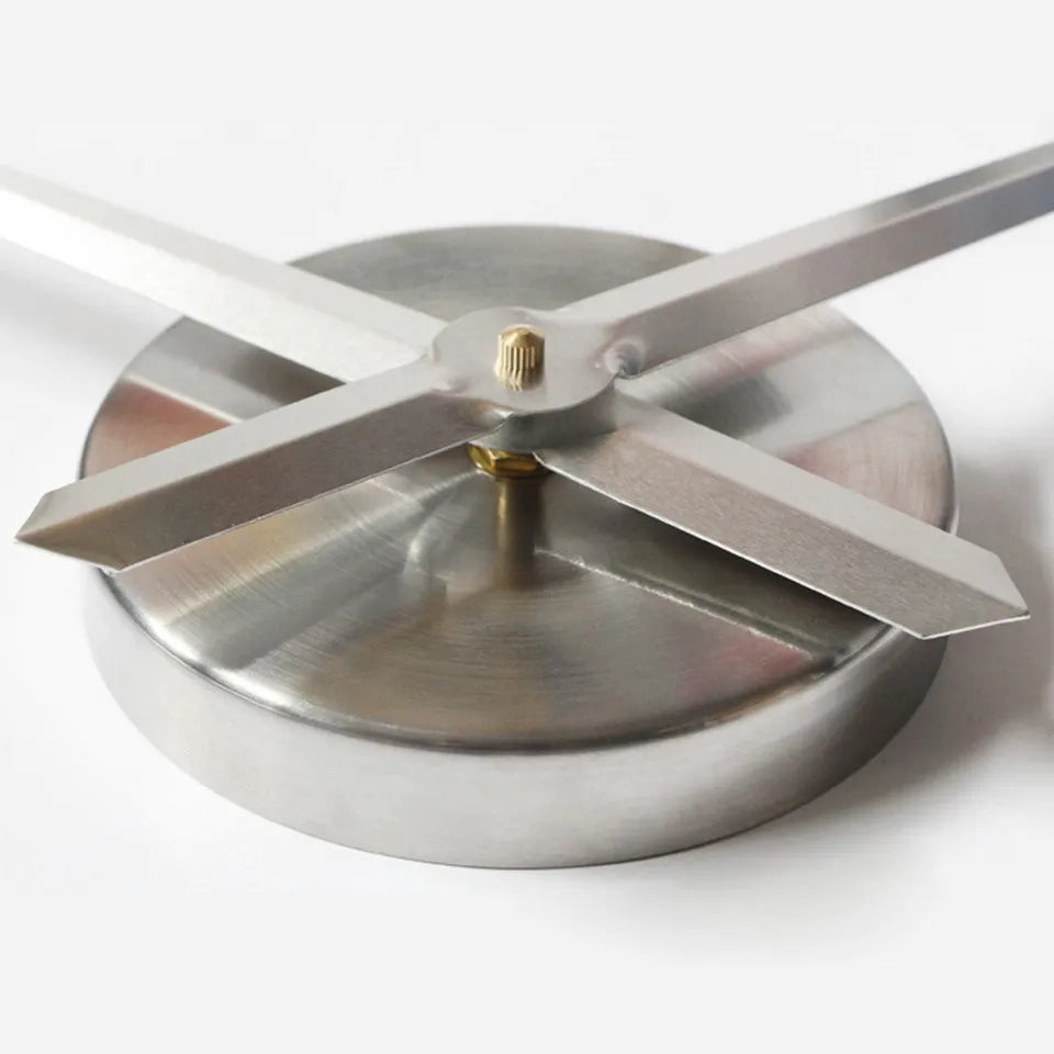 Horloge 3D en miroir acrylique