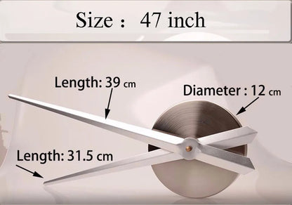 Horloge 3D en miroir acrylique