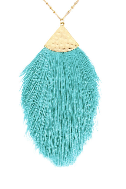 Collier à franges Long et Audacieux