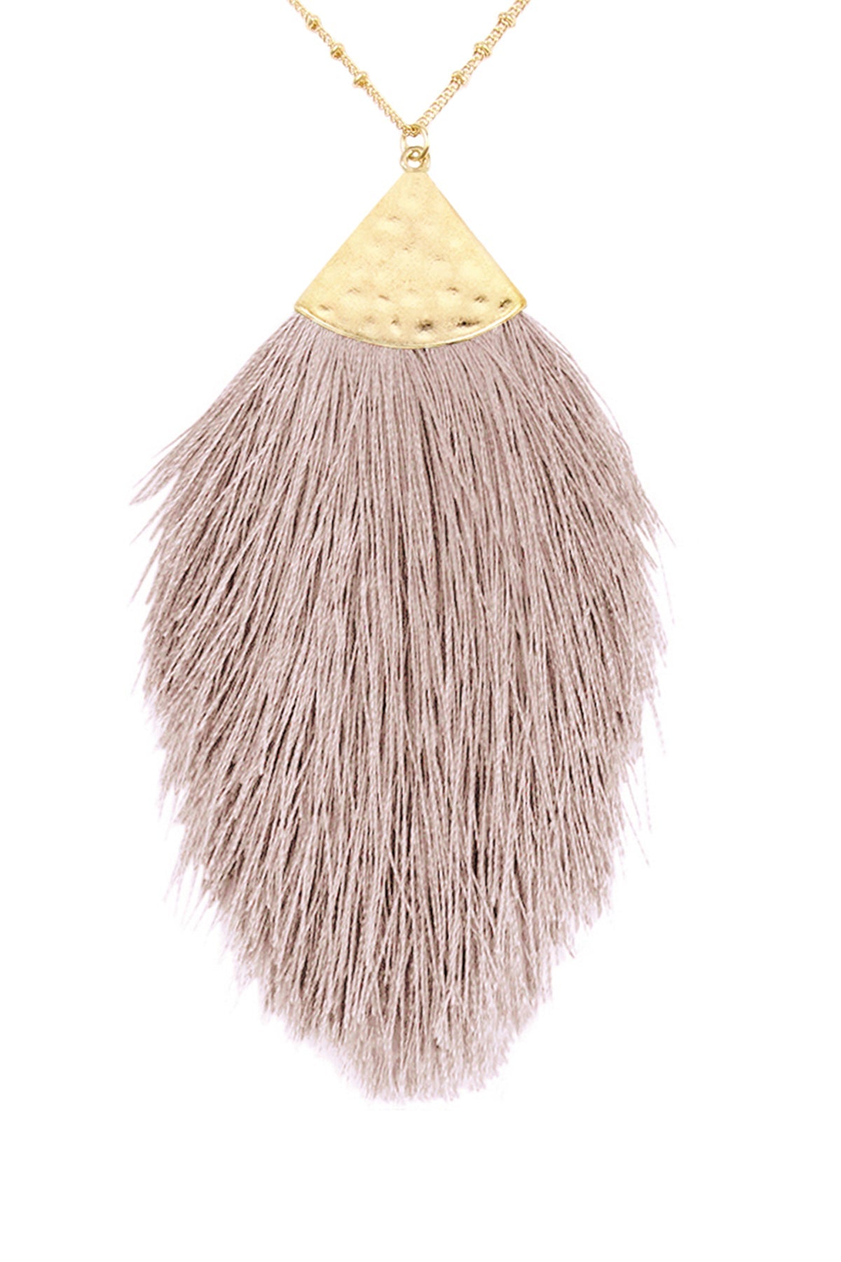 Collier à franges Long et Audacieux