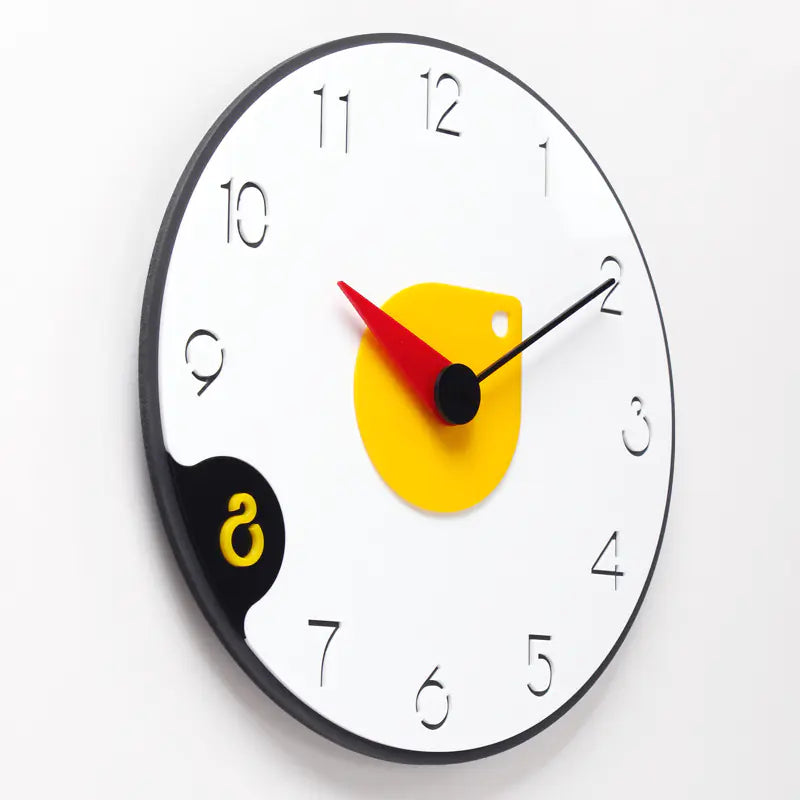 Horloge murale 3D au design gravé au laser