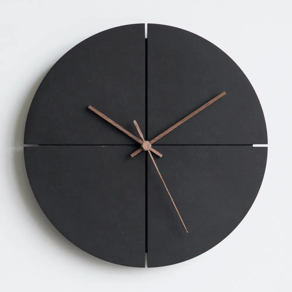 Horloge murale minimaliste au design moderne et silencieux