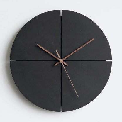 Horloge murale minimaliste au design moderne et silencieux
