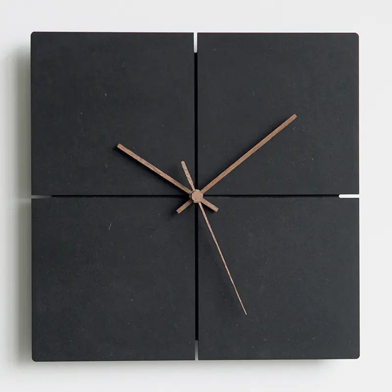 Horloge murale minimaliste au design moderne et silencieux