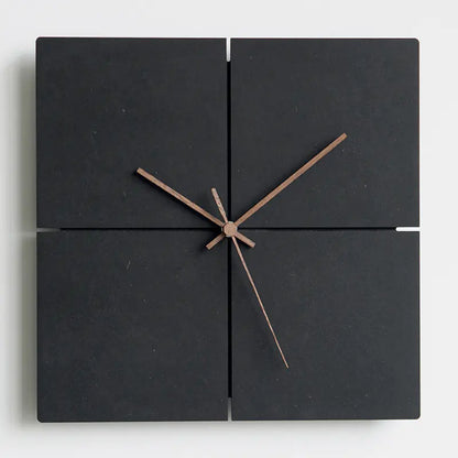 Horloge murale minimaliste au design moderne et silencieux