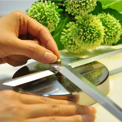 Horloge 3D en miroir acrylique