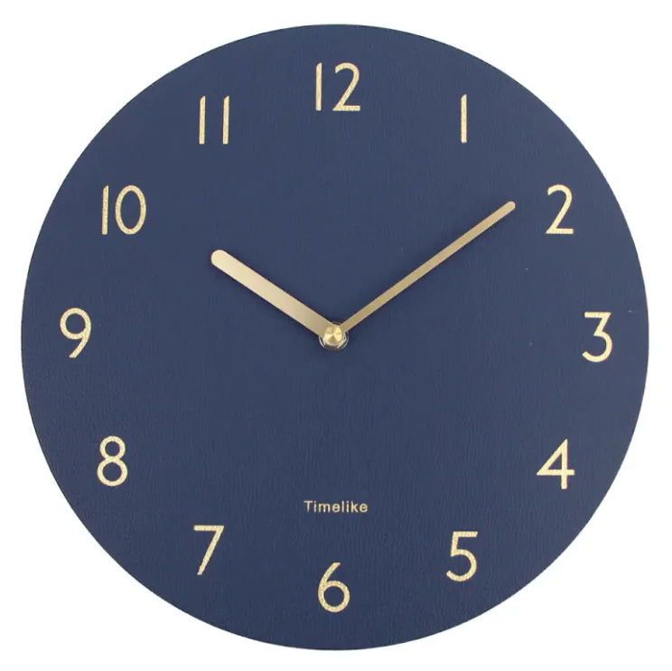 Horloge murale au design cuir